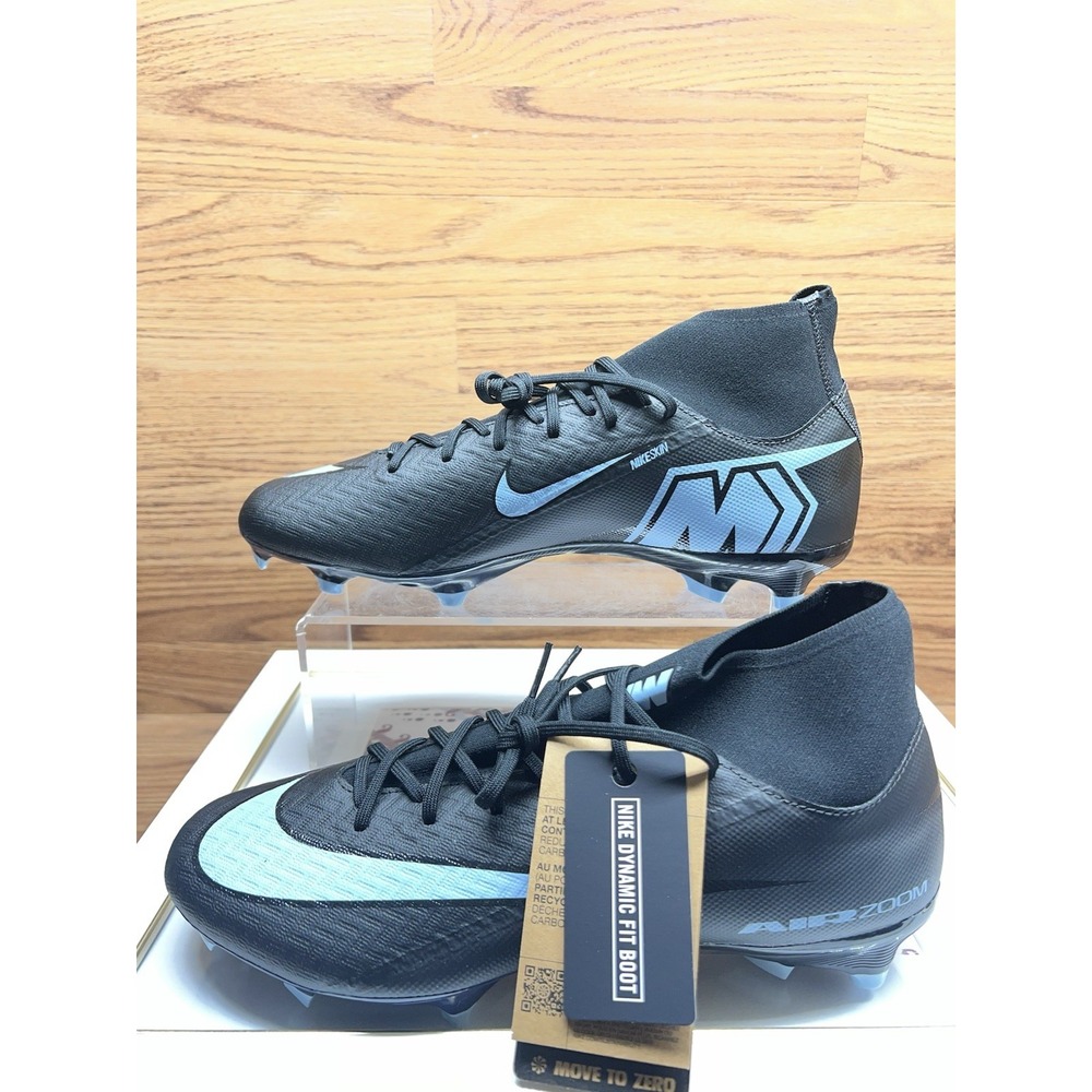Nike Zoom Superfly 10 NBY Black Academy Mens Soccer Cleats FQ1456 001 Size 10